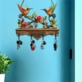 thumbnail image 4 of Michellecmm  Hummingbird Coat Hooks with 4 Hooks, Decorative Wall Mounted Hummingbird Wall Art for Entryway, Front Door, Hallway, Kitchen, 4 of 7