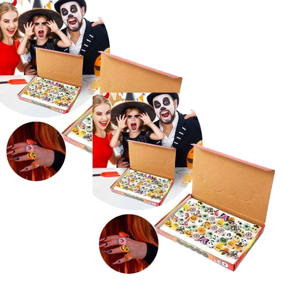2Pack Multipack Halloween Rings For Party And Event Celebrations For Festive Gatherings And Trick Or Treating Event & Party Home Decor