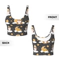 thumbnail image 4 of Yiaed Cute Bee Gnome Print Ladies Waistcoat Women Sports Vest Vest Sports Women Sports Top Yoga Vest for women-Medium, 4 of 8