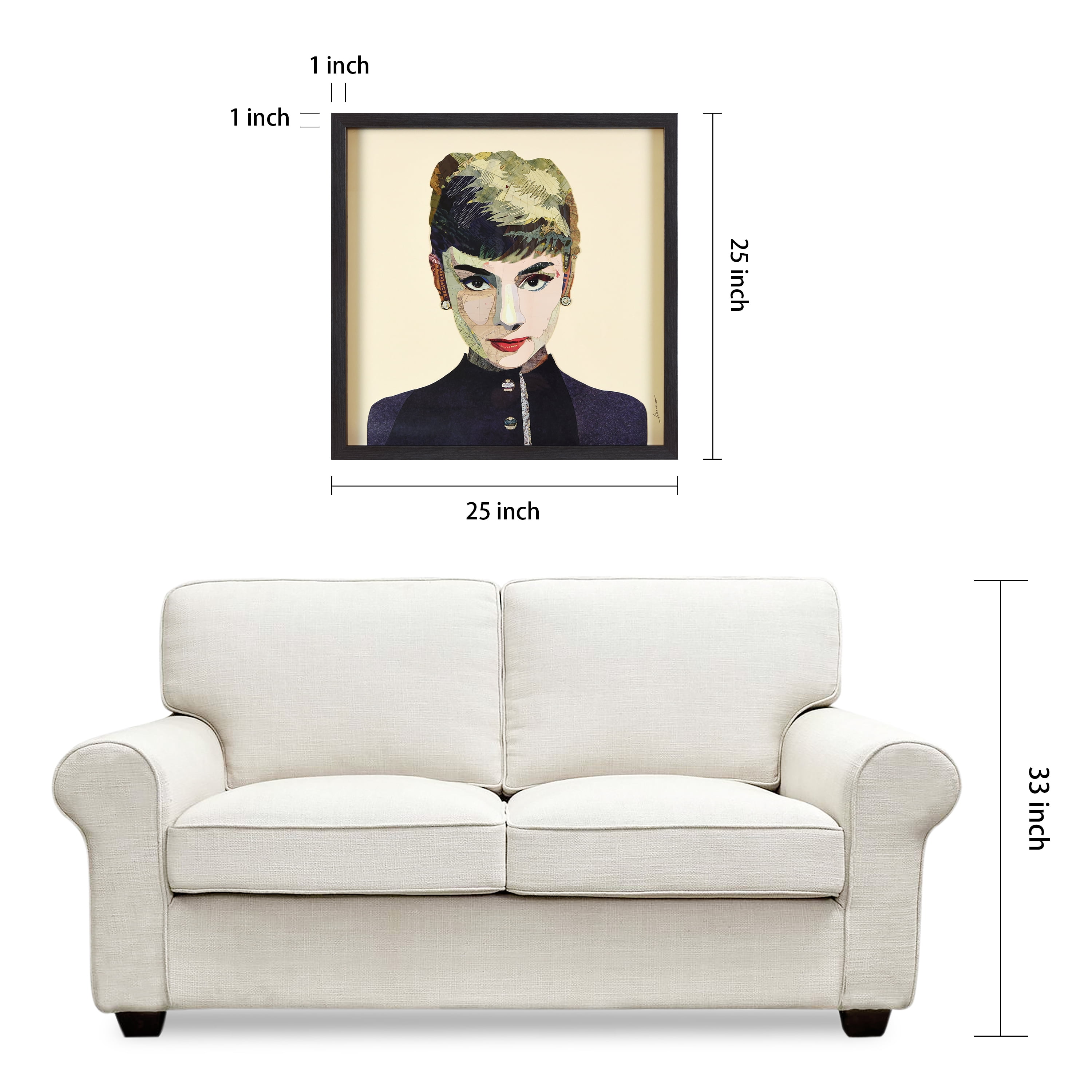 Empire Art Graphic People Framed Art Prints, Set of 3, by Alex Zeng