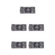 thumbnail image 3 of Diadema de ganchillo Floral estampado de leopardo Sonducket alta elasticidad para gimnasio deportivo, 3 of 6