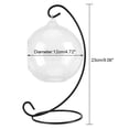 thumbnail image 1 of Hanging Glass Vase Large Terrarium With Frame For Air Plants Succulent Planters, 1 of 8