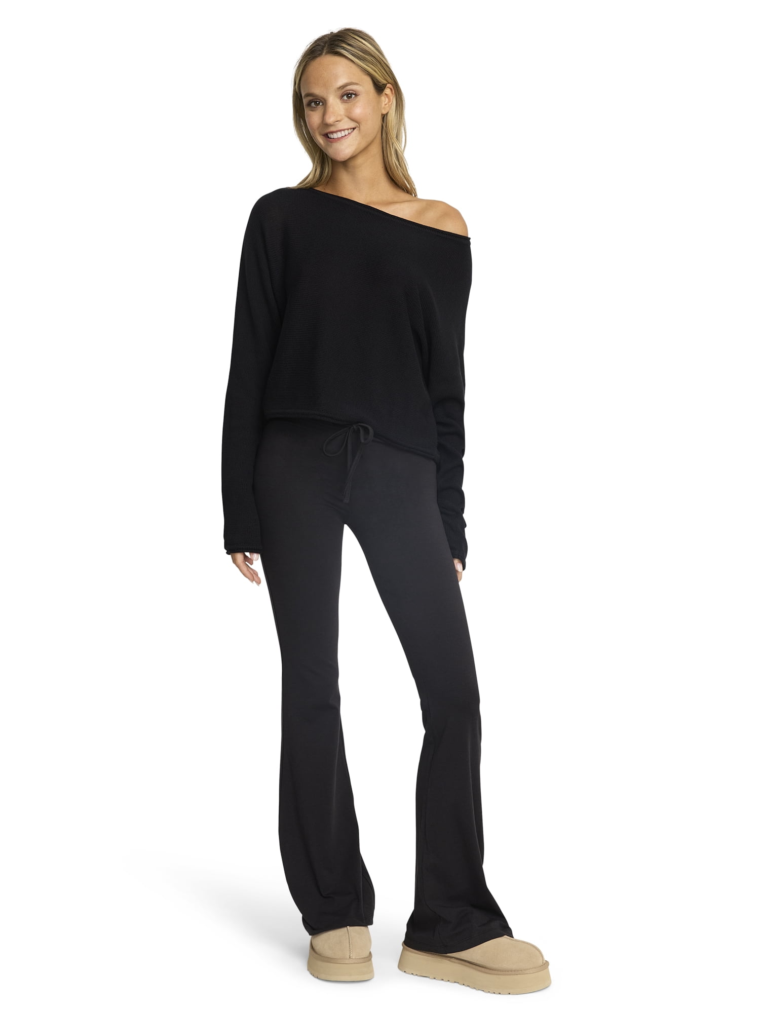 Mills by Millie Bobby Brown Women's Off The Shoulder Pullover, Sizes XXS- XXL