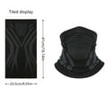thumbnail image 3 of Winter Neck Gaiter with Face Cover Windproof Thermal Balaclava for Ski Snowboard Cycling Motorcycle Riding Hiking and Cold Weather Outdoor Activities, 3 of 5