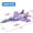 Purple 1268 PCS, variant on 562PCS Military Building Blocks Aircraft Carrier，Military Warship Building sets Toys for kids 6+, Battle Ship Model Toys Gifts for Boys and Girls, Red Gray