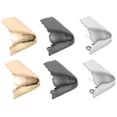 thumbnail image 2 of KAKOWELY high heel tip protector 3 Pairs Metal Shoes Pointed Protector High Heels Toe Cap High Heels Tip Covers Shoes Tips Cap For Shoes Protection Repair Decorations, 2 of 5