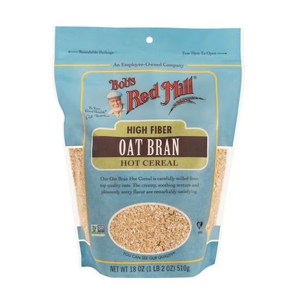 Bobs Red Mill Oat Bran, 18 Ounce -- 4 per Case.