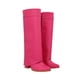 thumbnail image 1 of Bota Puntal De Tacón Larga Maxi Francia Para Mujer Piel Sintética Fucsia, 1 of 5