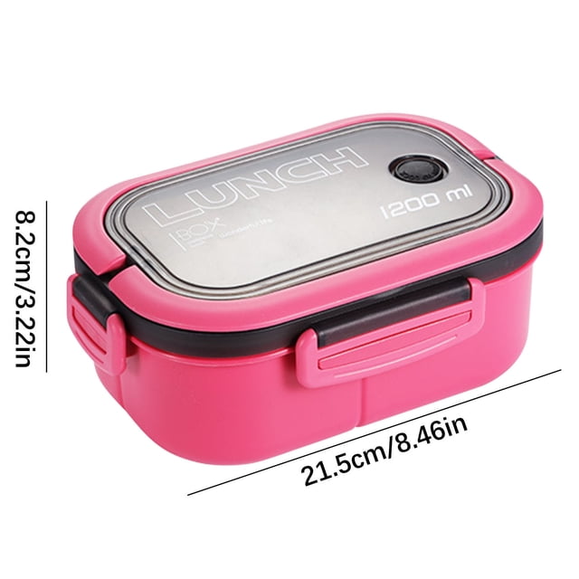 Double-layer Bento Box Japanese-style Microwave Lunch Box Office Worker Reducing Meal Divided Lunch Box