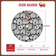 thumbnail image 2 of Fotbe Tropical Leaves Pattern Christmas Tree Skirt, Tree Skirts Plush Christmas Decorations, Christmas Tree Skirts Xmas Decorations Holiday Party Decor-48", 2 of 6