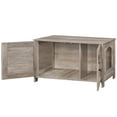 thumbnail image 6 of HOOBRO Cat Litter Box Cat Washroom Wooden Pet House End Table Living Room Bedroom BG03MW01G1, 6 of 10