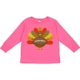 thumbnail image 3 of Inktastic Thanksgiving Day Turkey Football Fan Boys or Girls Long Sleeve Toddler T-Shirt, 3 of 5