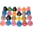 thumbnail image 5 of 6 Pack-Colorful Glitter Rubber Duckies (2.5") Assorted Neon Color Ducks Ducky Duck, 5 of 9