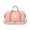 Pink, variant on Cadancy Travel Bag Large Capacity Weekender Duffel Carry On Luggage with Shoulder Strap Overnight Tote for Women Men Gym Sports Hospital Bag Waterproof Quilted Design Suitcase Handle
