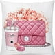 thumbnail image 2 of Set de fundas de almohada con moderno perfume parisino con temática rosa, 2 of 3
