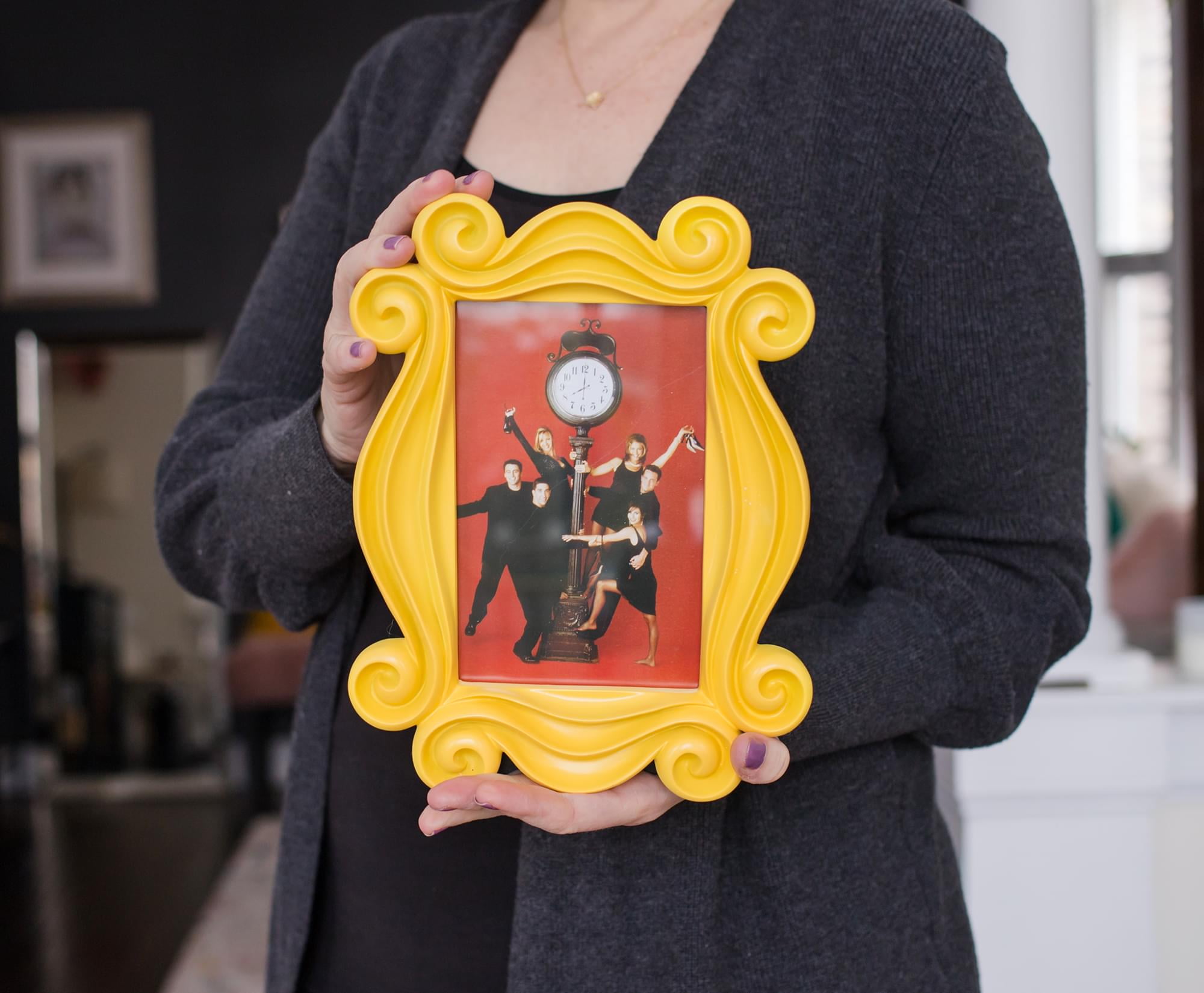 Friends Yellow Door Polyresin Photo Frame With Stand | 10 x 7.5