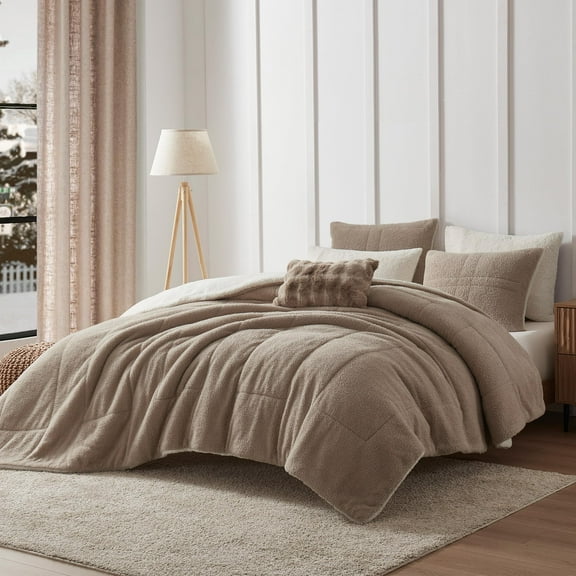 Wonderful Luxury Tufted Plush Reversible 3-Piece Comforter Set – Ultra-Soft All-Season Bedding