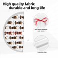 thumbnail image 7 of Christmas Tree Skirt, Bone Dog Puppy Christmas Tree Decorations Indoor, Tree Skirts Mat With Tassel Trim for Halloween New Year Holiday Christmas Party Decor 30 Inches, 7 of 7