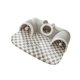 thumbnail image 2 of Túnel para gatos en forma de U, interactivo, lavable, para animales pequeños, escondite, caseta de juego gris M, 2 of 9