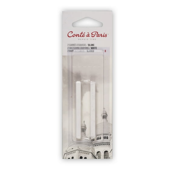 Conte Conté Crayon Pack, White, B