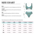 thumbnail image 6 of Wukai Funny Chicken Women's Bikini Set Two Piece,wimsuit High Waisted V Neck Twist Front Adjustable Spaghetti Straps Bathing Suit-Large, 6 of 7