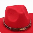 thumbnail image 4 of Gibobby Toddler Cowboy Hat Western Cowgirl Hat Unisex For 3-8 Years Boys Girls Kids Classic Ranch Cowboy Hat Outdoor Dress Up Cap,Red, 4 of 5