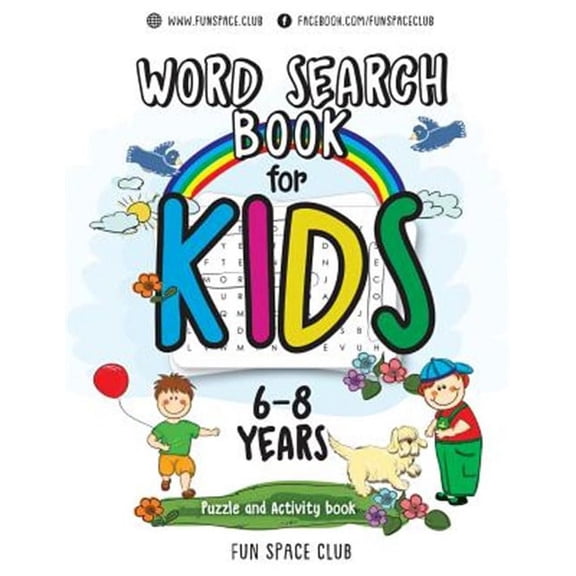 Word Search Books for Kids 6-8: Word Search Puzzles for Kids Activities Workbooks Age 6 7 8 Year Olds