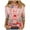 02 Multicolor, variant on LiMoi Women's Three Quarter Sleeve Seasonal Tees Round Neck Tshirt with Holiday Eggs Print Casual Tops Shirts Blouse My Items