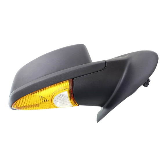 MIRROR Compatible For 2003-2006 Ford Expedition Right Passenger Heated Power Glass In-housing Signal Light Textured Black