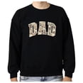 thumbnail image 2 of Camo Dad Sweatshirt for Men Hunting Sweatshirt for Father Military Camouflage Crewneck Black Sweatshirt Adult Large, 2 of 5