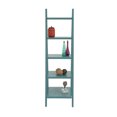 thumbnail image 6 of DecMode 65" x 21" Teal Wood Traditional Shelving Unit, 6 of 8