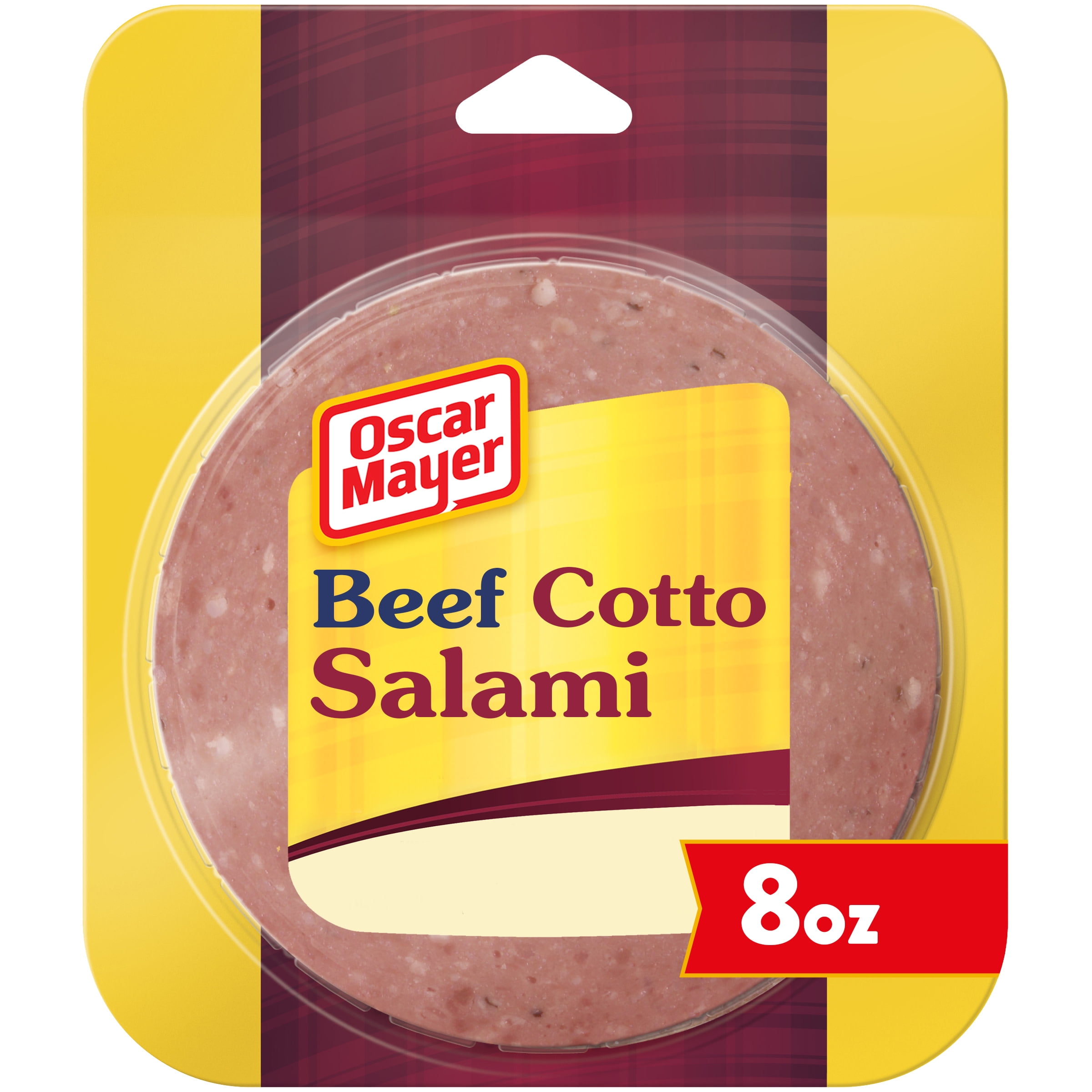 Oscar Mayer Beef Cotto Salami Sliced Lunch Meat, 8 oz Pack