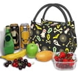thumbnail image 3 of Balery cartoon Skull spider web Bolsa de Aislamiento Portátil – Bolsa de Almuerzo con Forro de Aluminio Mejorado, Funda Impermeable y Fácil de Limpiar para Picnic y Caja de Almuerzo, 3 of 6