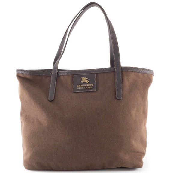 Pre-Owned Burberry Reversible Tote Bag Canvas Brown | Multicolor Women's Blue Label