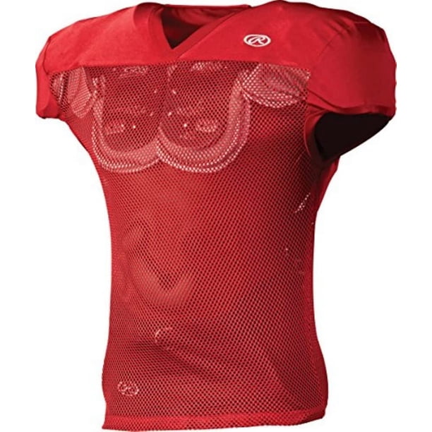 Camiseta de fútbol Rawlings para niños y jóvenes Premium Pro Cut Scarlet