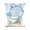Blue, variant on Purple Scallop Coastal Tie Up Curtains for Kitchen Windows,Adjustable Rod Pocket Valance 63 Inch Long, Summer Beach Nautical Window Treatment Balloon Roman Blind Shade, 52" x 63"