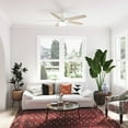 thumbnail image 5 of Hunter - Anisten Indoor Low Profile Ceiling Fan With Light, 52-inch, Fresh White, Modern-style, 3-speed WhisperWind Motor, 52835, for Living Rooms, Bedrooms, 5 of 15