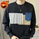 thumbnail image 3 of Camisetas estampadas para hombre, ropa para hombre, camisetas holgadas, sudaderas con empalmes, venta al por mayor, tallas grandes, manga larga, estilo coreano, informal, para otoño, 3 of 5