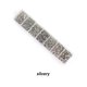 thumbnail image 3 of Qarigey Anillos de salto para hacer manualidades, anillo redondo, artesanía cerrada, accesorios de joyería de autoensamblaje, Kit de decoración, Accesorios de disfraces Plata Qarigey AP015419-01, 3 of 6