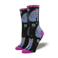 thumbnail image 1 of Socksmith Chaussettes Graphiques Merci Chat Laurel Burch pour Dames, 1 of 2