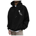 thumbnail image 2 of WILLBEST et True Sweatshirts Coupe Décontractée Mode Homme Pull Imprimé Rose Manches Longues Hoodie, 2 of 5