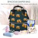 thumbnail image 5 of Fotbe Beer Mochila Maternidad - Lona de Sarga Impermeable, Mochila de Pañales de Gran Capacidad con Múltiples Bolsillos y Correas Ajustables, 5 of 6