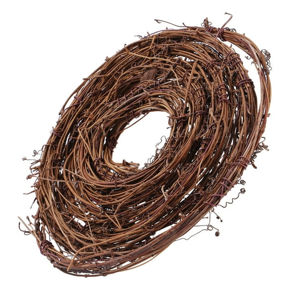 LEDMOMO Wreath Making Supplies Twig Gar Brown Rattan 1Pcs