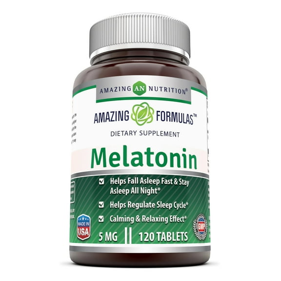 Amazing Formulas Melatonin 5mg 120 Tablets
