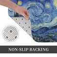 thumbnail image 6 of Rateoe The Starry Night Pattern Flannel Door Mat Indoor Outdoor Entrance, Waterproof All-Weather Doormat,Fade Resistant, Low Profile Entryway Mat 16x24in, 6 of 7