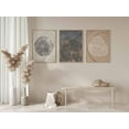 thumbnail image 6 of Minimalist Decor Abstract Tree Ring Wall Art Set Modern Beige Tree Ring Wall Art Framed Wall Art Canvas 3 Piece Wall Art for Living Room Bedroom with Inner Frame, 6 of 6