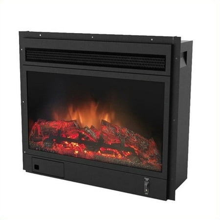 Corliving Electric Fireplace In Black Walmart Com