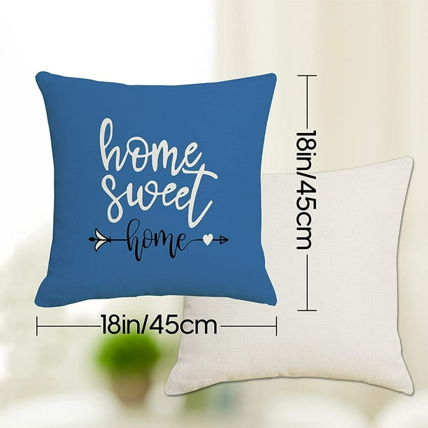 Light blue pillows for bed sale