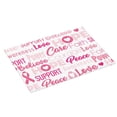 thumbnail image 2 of Kdxio Breast Cancer Pink Ribbons Awareness (2) for Dish Drying Mat,24*18 inch Absorbent Dish Drainer Kitchen Counter,Large Size Dish Drying Pad for Countertops,Draining Racks, 2 of 9