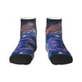 thumbnail image 7 of Breathable Athletic Socks Nebula Cushioned Quarter Socks for Men Women, 7 of 7
